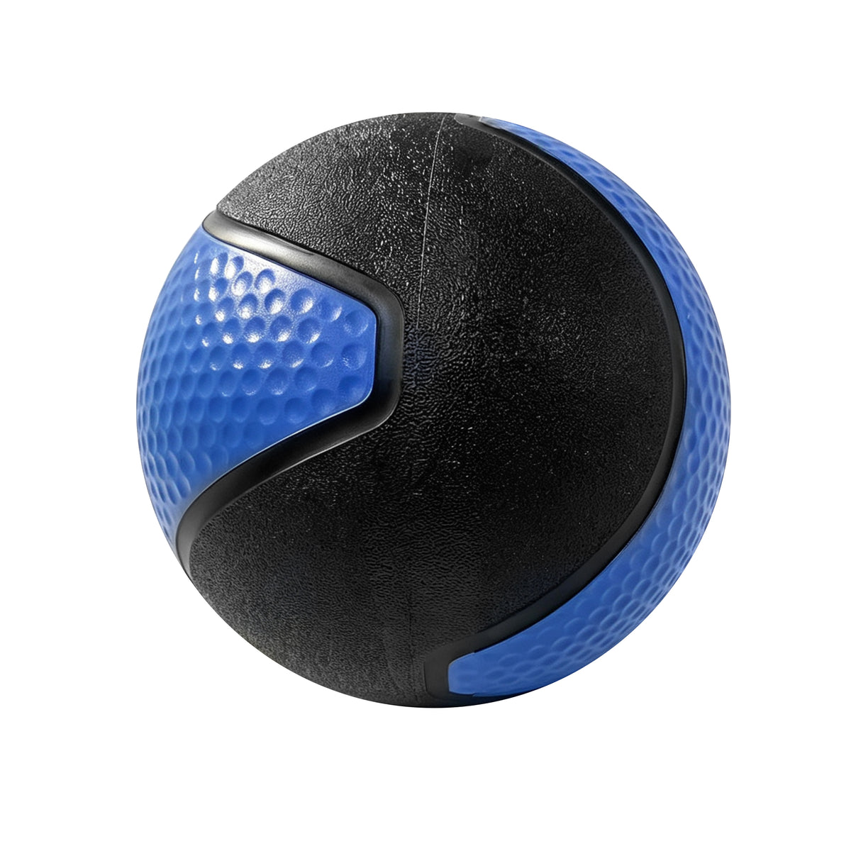 Fitvids 8 lb Dual-Texture Medicine Ball for Core and Strength Training, Blue