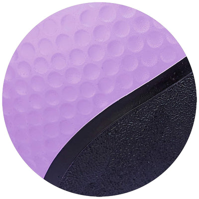 Fitvids 10 lb Dual-Texture Medicine Ball for Core and Strength Training, Purple