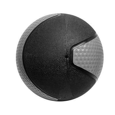 Fitvids 18 lb Dual-Texture Medicine Ball for Core and Strength Training, Gray
