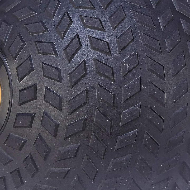 Fitvids 8lb Medicine Ball for Home Gym Training & Fitness, Yellow (Open Box)