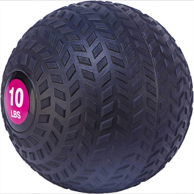 Fitvids 10lbs Weighted Medicine Ball for Home Gym Training, Purple (Used)