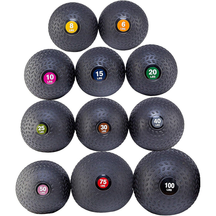 Fitvids 25 Pound Weighted Medicine Ball for Home Gym Training/Fitness(Open Box)