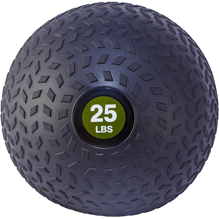 Fitvids 25 Pound Weighted Medicine Ball for Home Gym Training/Fitness(Open Box)