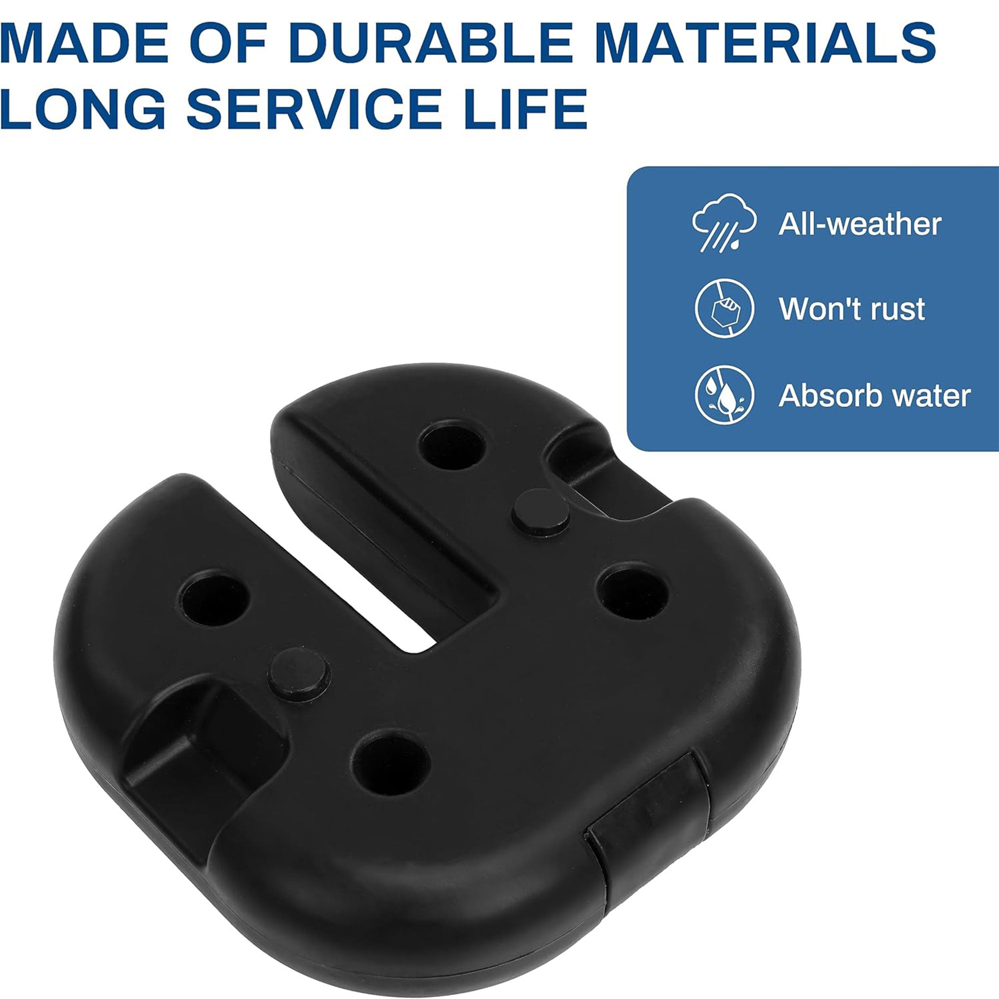 Elevon 4 Pack Canopy Weights to Secure Outdoor Tents, Canopies, Umbrellas (Used)