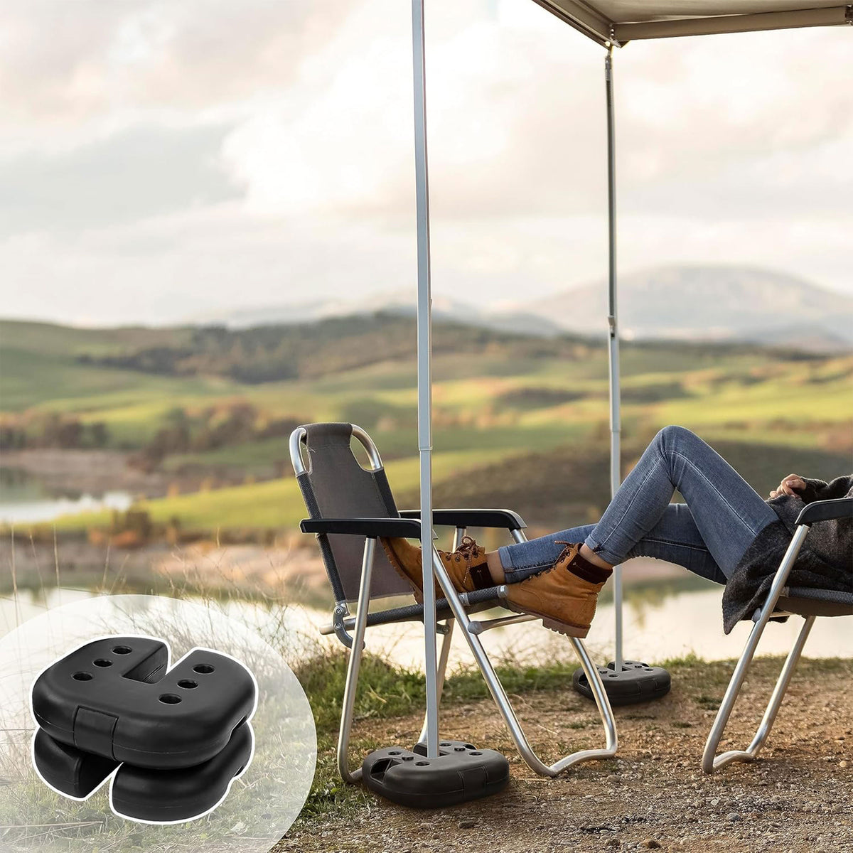 Elevon 4pk Canopy Weights to Secure Tents, Canopies, Umbrellas (Open Box) - VMInnovations