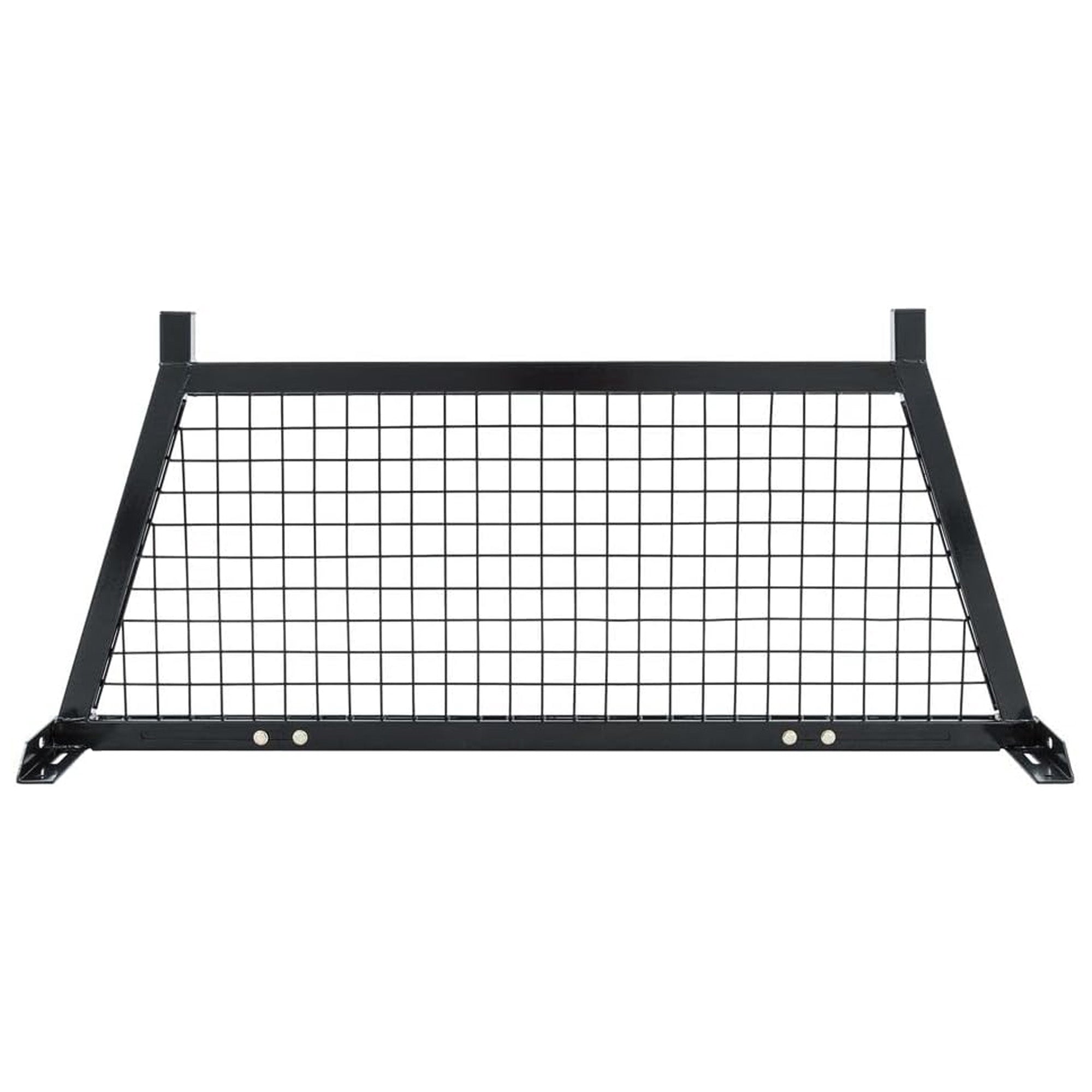 Elevate Outdoor Steel Mesh Adjustable Headache Rack with Wire Screen, Black (Open Box)