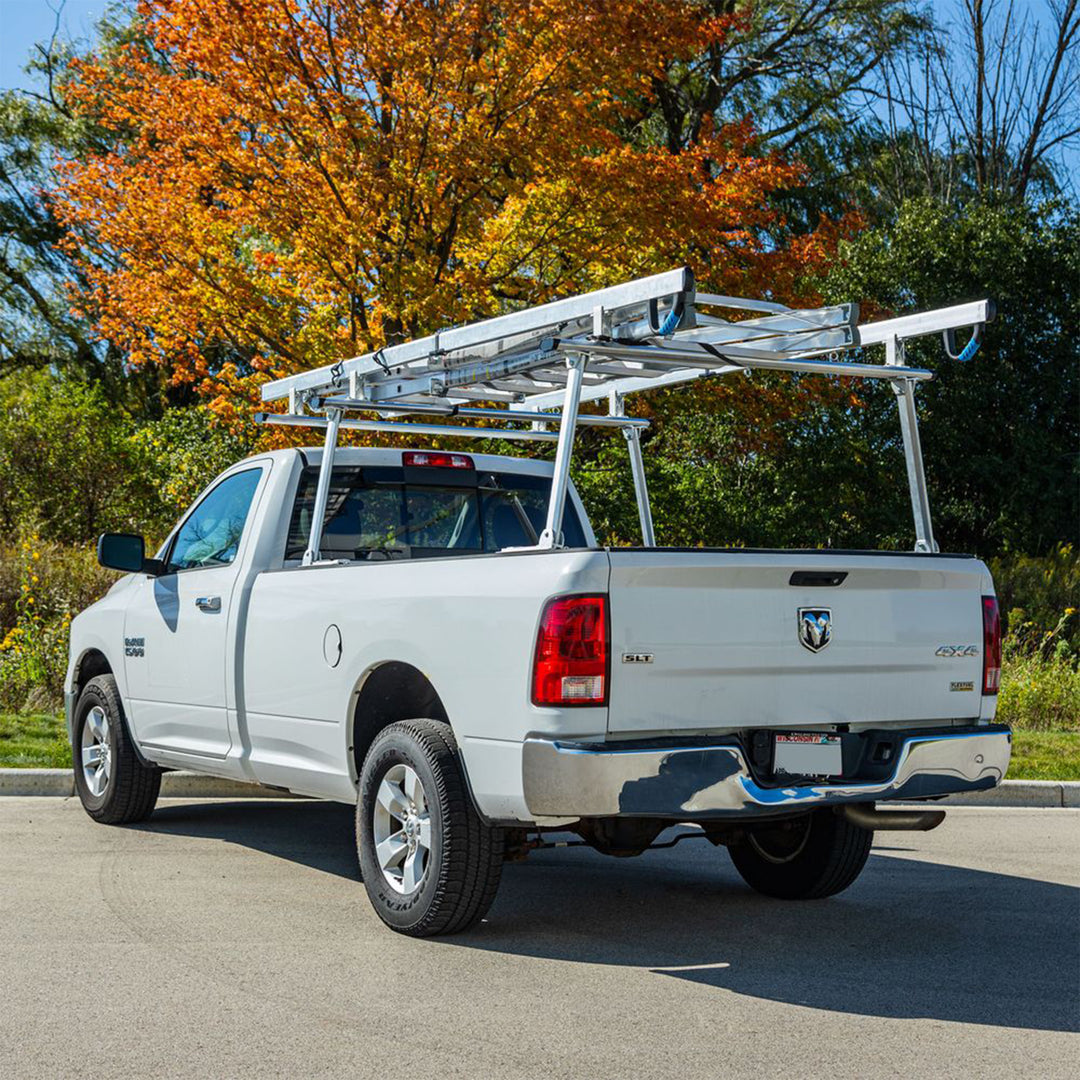 Elevate Outdoor Universal Over-Cab Truck Rack, Aluminum Cargo Carrier, 800Lb Cap