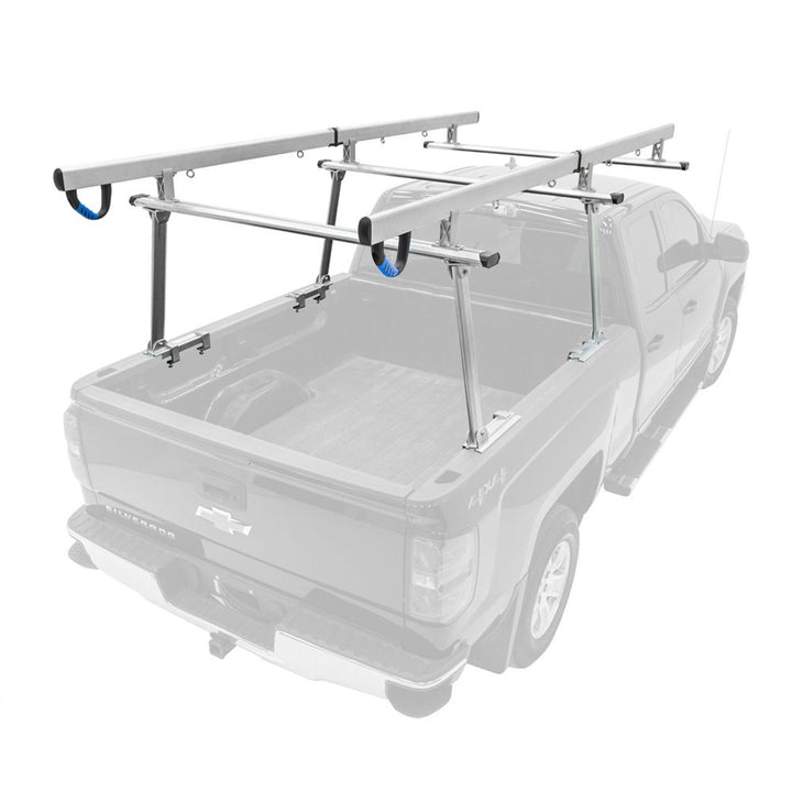 Elevate Outdoor Universal Over-Cab Truck Rack, Aluminum Cargo Carrier, 800Lb Cap