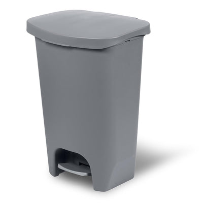 Glad Kitchen Trash Can with Lid, Foot Pedal and Garbage Bag Rings, 13 Gal (Used) - VMInnovations