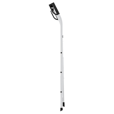 Hailo K75 ComfortLine 3-Step Ladder, Foldable Steel Step Stool, 330 Lbs Capacity