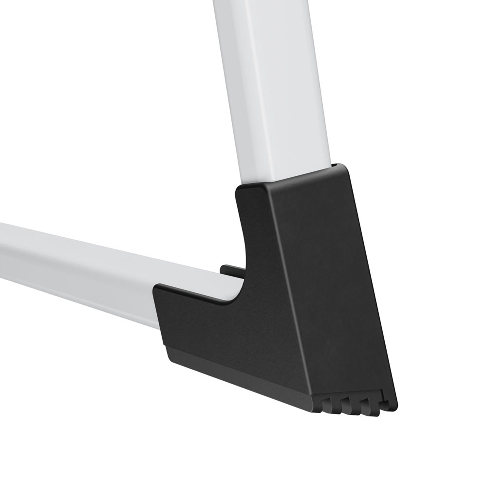 Hailo K75 ComfortLine 3-Step Ladder, Foldable Steel Step Stool, 330 Lbs Capacity