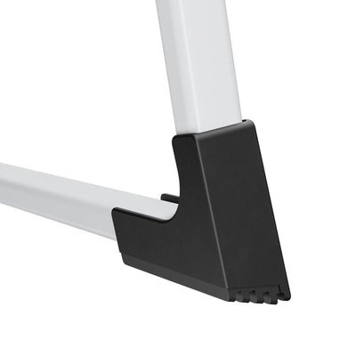 Hailo K75 ComfortLine 3-Step Ladder, Foldable Steel Step Stool, 330 Lbs Capacity