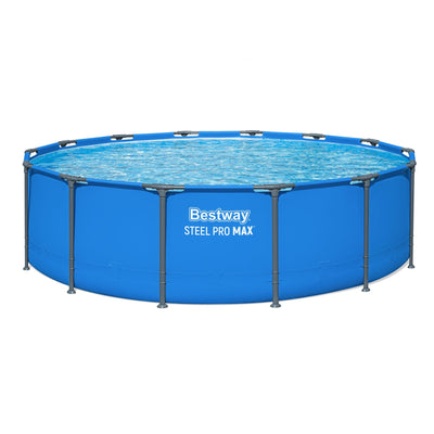 Bestway Steel Pro MAX 14’ x 42" Metal Frame Above Ground Pool, POOL ONLY (Used)