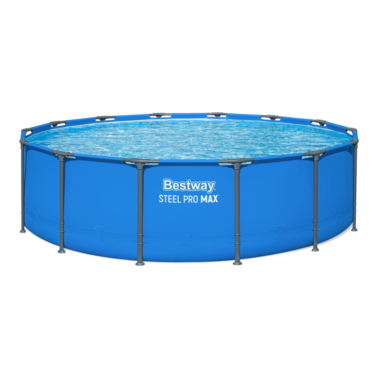 Bestway Steel Pro MAX 14’ x 42" Metal Frame Above Ground POOL ONLY (Open Box) - VMInnovations