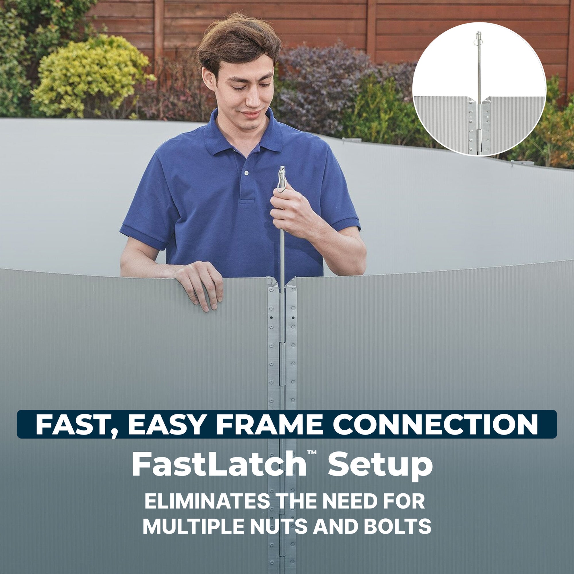 Bestway Hydrium 16'5" x 12" x 48" Oval Steel Wall Above Ground Pool (Open Box)