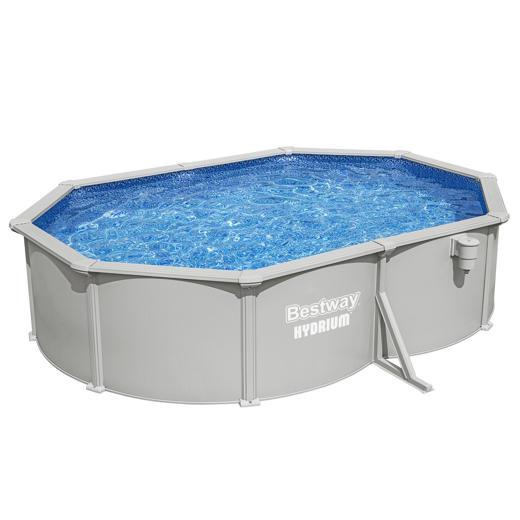 Bestway Hydrium 16'5" x 12" x 48" Oval Steel Wall Above Ground Pool (Open Box)