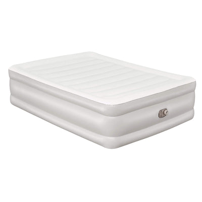Bestway Tritech 20" Queen Air Mattress, Airbed with Built-in AC Pump, (Open Box)