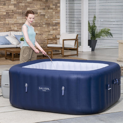 SaluSpa Hawaii Energy-Smart AirJet Inflatable Hot Tub w/ App-Control (For Parts) - VMInnovations