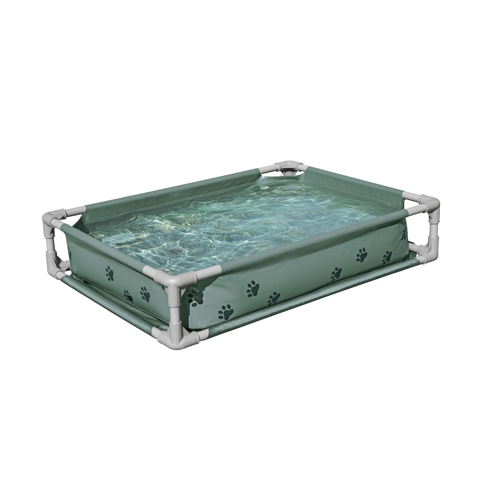 H2OGO! Pet Play Pool & Elevated Bed, Fetchin' Fun Splash Pool & Bed (Open Box) - VMInnovations