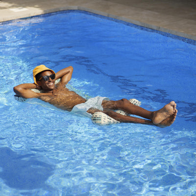 Bestway EVERLUXE Luxury Fabric-Covered Hammock Pool Lounge with Carry Strap - VMInnovations