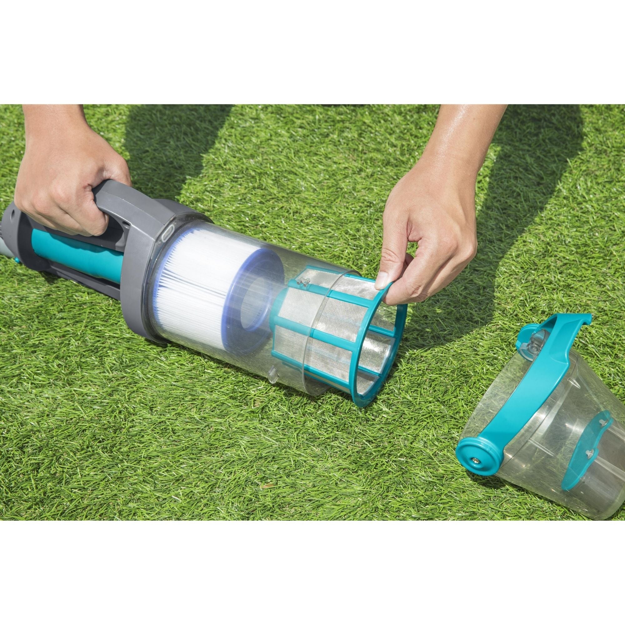 Bestway AquaGrip Handheld Pool Vacuum, 2-in-1 Pole & Hand Held Cordless Vacuum - VMInnovations