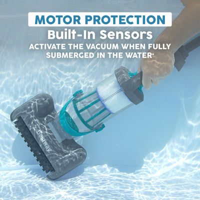 Bestway AquaGrip Handheld Pool Vacuum, 2-in-1 Pole & Hand Held Cordless Vacuum - VMInnovations