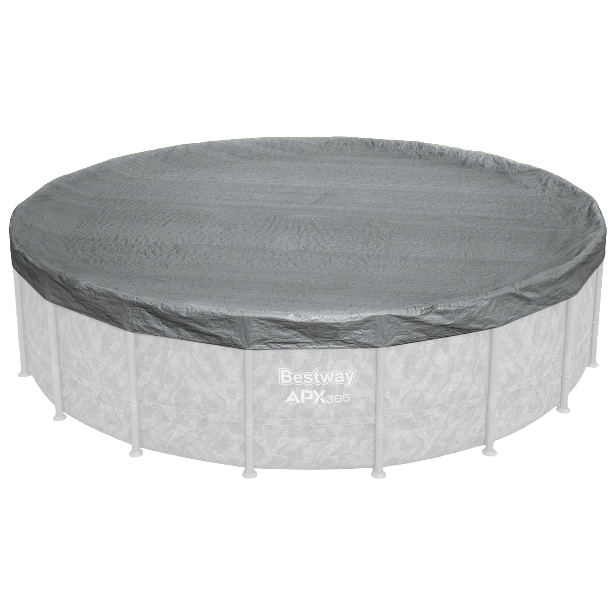 Bestway Round Pool Cover for 22' Above Ground Pools with Polar-Shield (Open Box) - VMInnovations