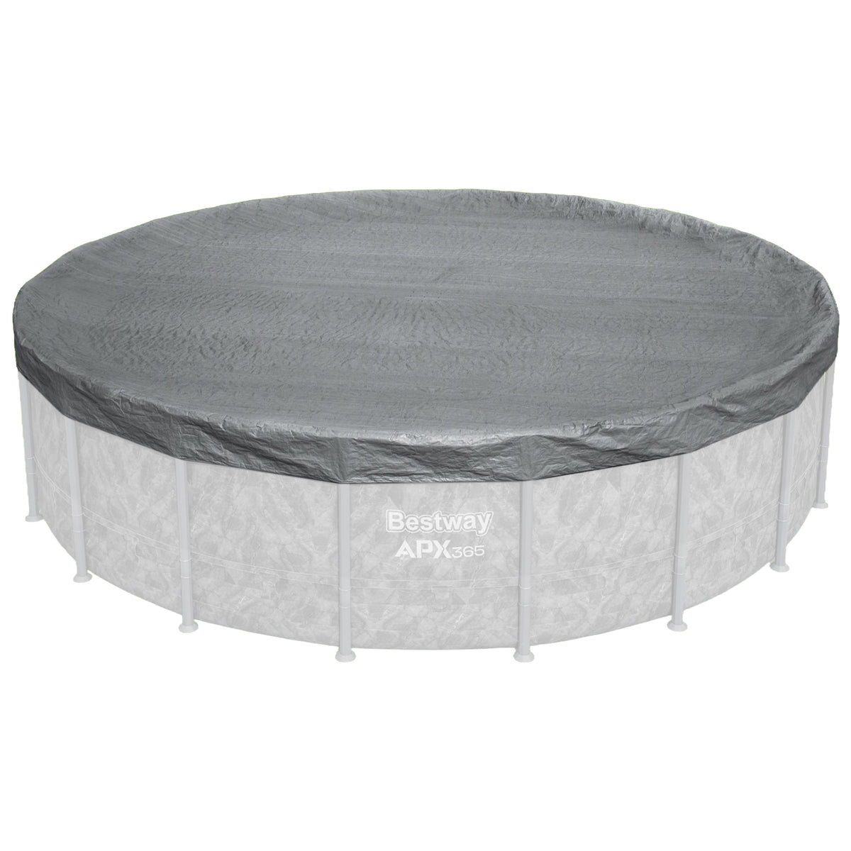 Bestway Round Premium Pool Cover for 18' Above Ground Pools (Open Box) - VMInnovations