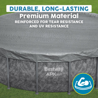 Bestway Round Premium Pool Cover for 18' Above Ground Pools (Open Box) - VMInnovations
