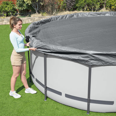 Bestway Round Premium Pool Cover for 16' Above Ground Pools - VMInnovations