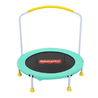 Fisher-Price WonderJump 3ft Indoor Mini Trampoline for Toddlers & Kids(Open Box)