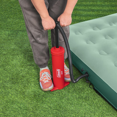 Coleman Dual-Action Manual Air Pump, Hand Pump Inflator with Adapters (Open Box) - VMInnovations
