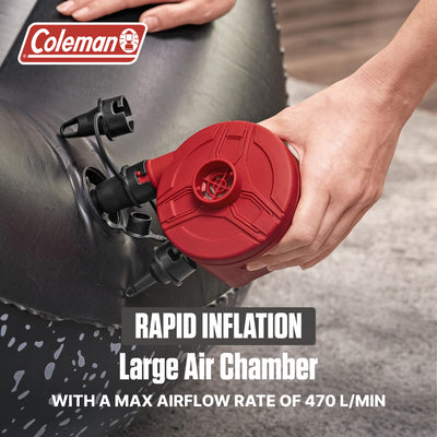 Coleman EasyFlate 4D Electric Air Pump, Battery Powered Inflator (Open Box)