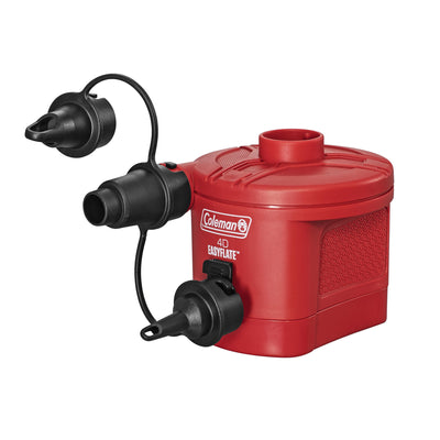 Coleman EasyFlate 4D Electric Air Pump, Battery Powered Inflator (Open Box)