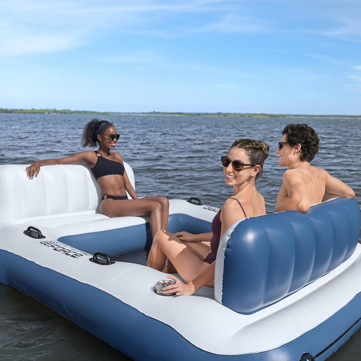Hydro Force Bloc Party 8-Person Modular Inflatable Party Island - VMInnovations
