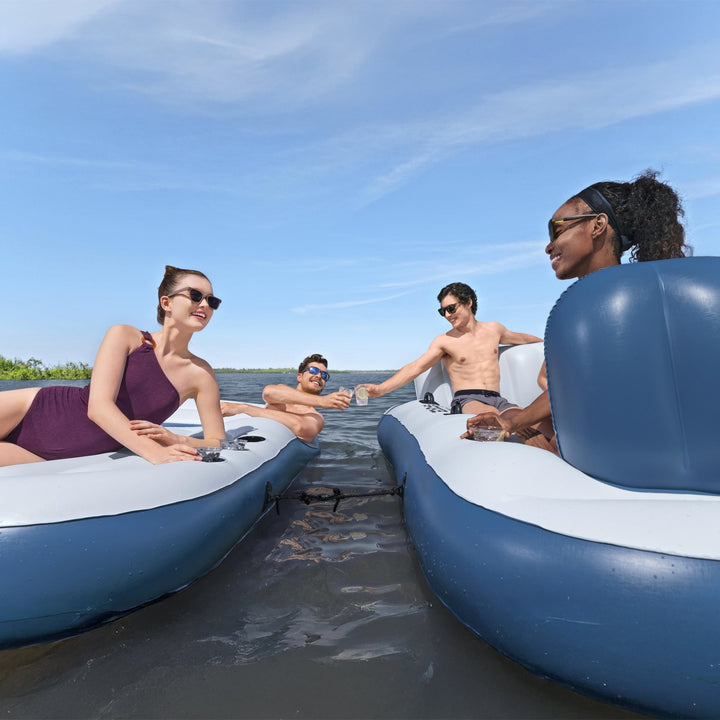 Hydro Force Bloc Party 8-Person Modular Inflatable Party Island - VMInnovations