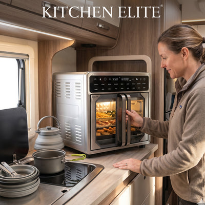 Kitchen Elite 16 Qt French Door Air Fryer Oven, Countertop Cooker (Open Box) - VMInnovations