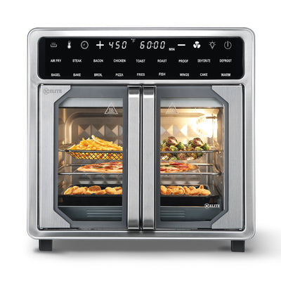 Kitchen Elite 16 Qt French Door Air Fryer Oven, Countertop Cooker (Open Box) - VMInnovations