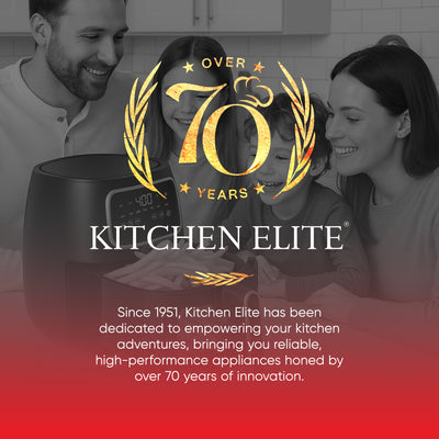Kitchen Elite 5.5 Qt. Digital Air Fryer, Cooker w/LED Screen (Open Box) - VMInnovations