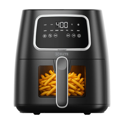 Kitchen Elite 5.5 Qt. Digital Air Fryer, Cooker w/LED Screen (Open Box) - VMInnovations