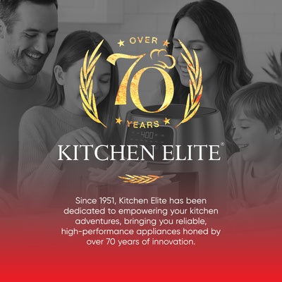 Kitchen Elite 5.5 Qt. Digital Air Fryer, Countertop Cooker LED Screen (Open Box)