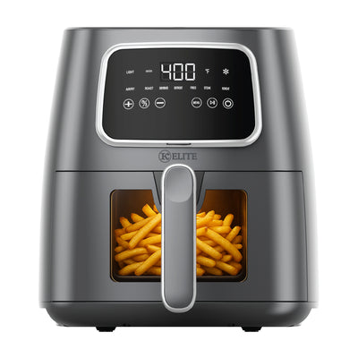 Kitchen Elite 5.5 Qt. Digital Air Fryer, Countertop Cooker LED Screen (Open Box)