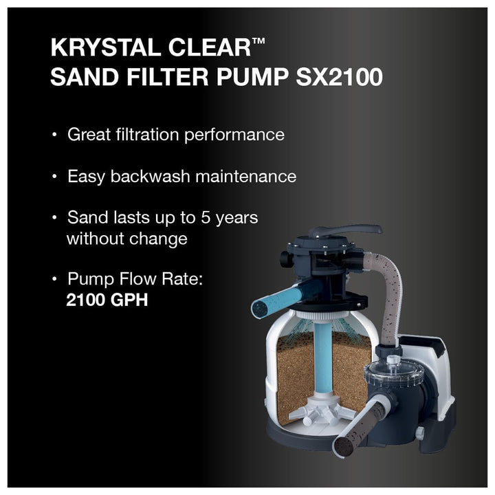 INTEX Ultra XTR 18ft x 52in Round Frame Above Ground Swimming Pool Set with Pump