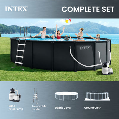 INTEX Ultra XTR 18ft x 52in Frame Above Ground Swimming Pool w/Pump (For Parts)