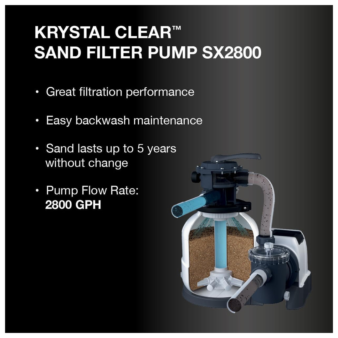 INTEX Ultra XTR 24ft x 52in Round Frame Above Ground Swimming Pool Set with Pump