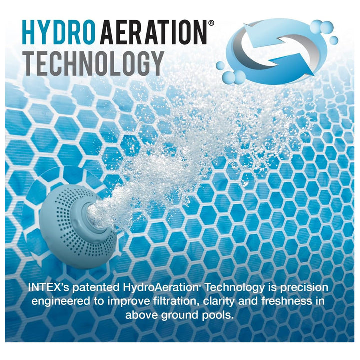 INTEX Ultra XTR 24ft x 52in Round Frame Above Ground Swimming Pool Set with Pump