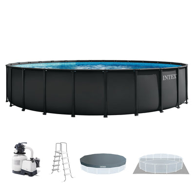 INTEX Ultra XTR 24ft x 52in Round Frame Above Ground Pool Set w/Pump (Open Box)