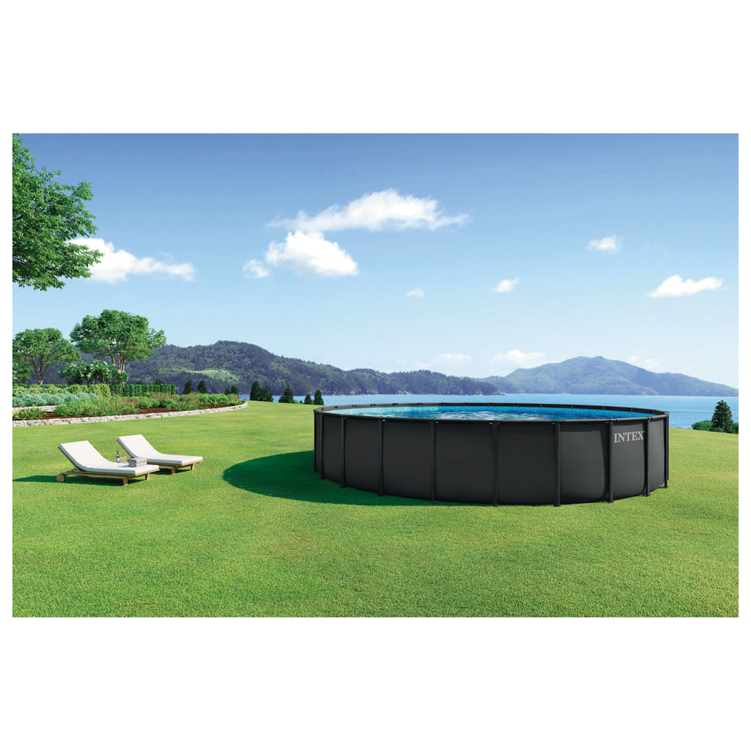 Intex 26' x 52" Ultra XTR Round Frame Above Ground Swimming Pool Set with Pump
