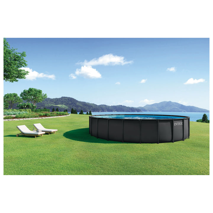 Intex 26' x 52" Ultra XTR Round Frame Above Ground Swimming Pool Set with Pump