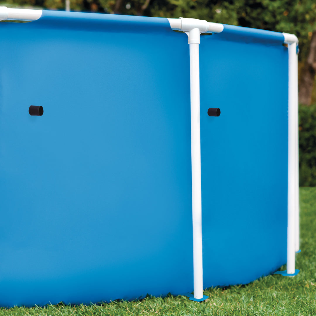 Intex 28201EP 10ft x 30in Metal Frame Above Ground Pool Set with Pump & Cover - VMInnovations